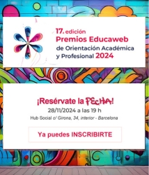 Ya puedes inscribirte para asistir a los Premios Educaweb 2024