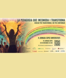 La II Jornada de Pedagogia reunirà professionals i estudiants per repensar l'educació transformadora