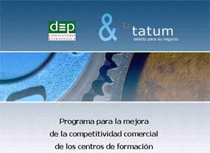 DEP y Tatum crean un Programa para la Mejora de la Competitividad Comercial de los centros de formación