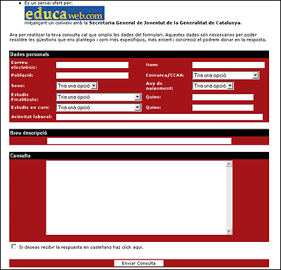 Educaweb.com ofrece un servicio de orientación on-line para centros educativos e instituciones